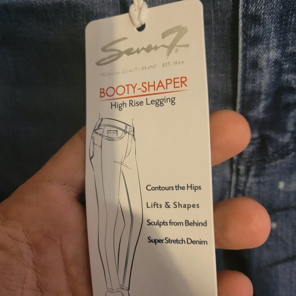 Seven7 distressed ankle skinny jeans BNWT - Picture 2 of 2